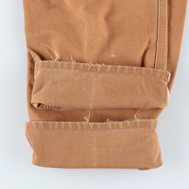 Carhartt Dungaree Fit Duck Painter Pants, Men's, W35 equivalent cotton beige type brown Vintage Second Hand