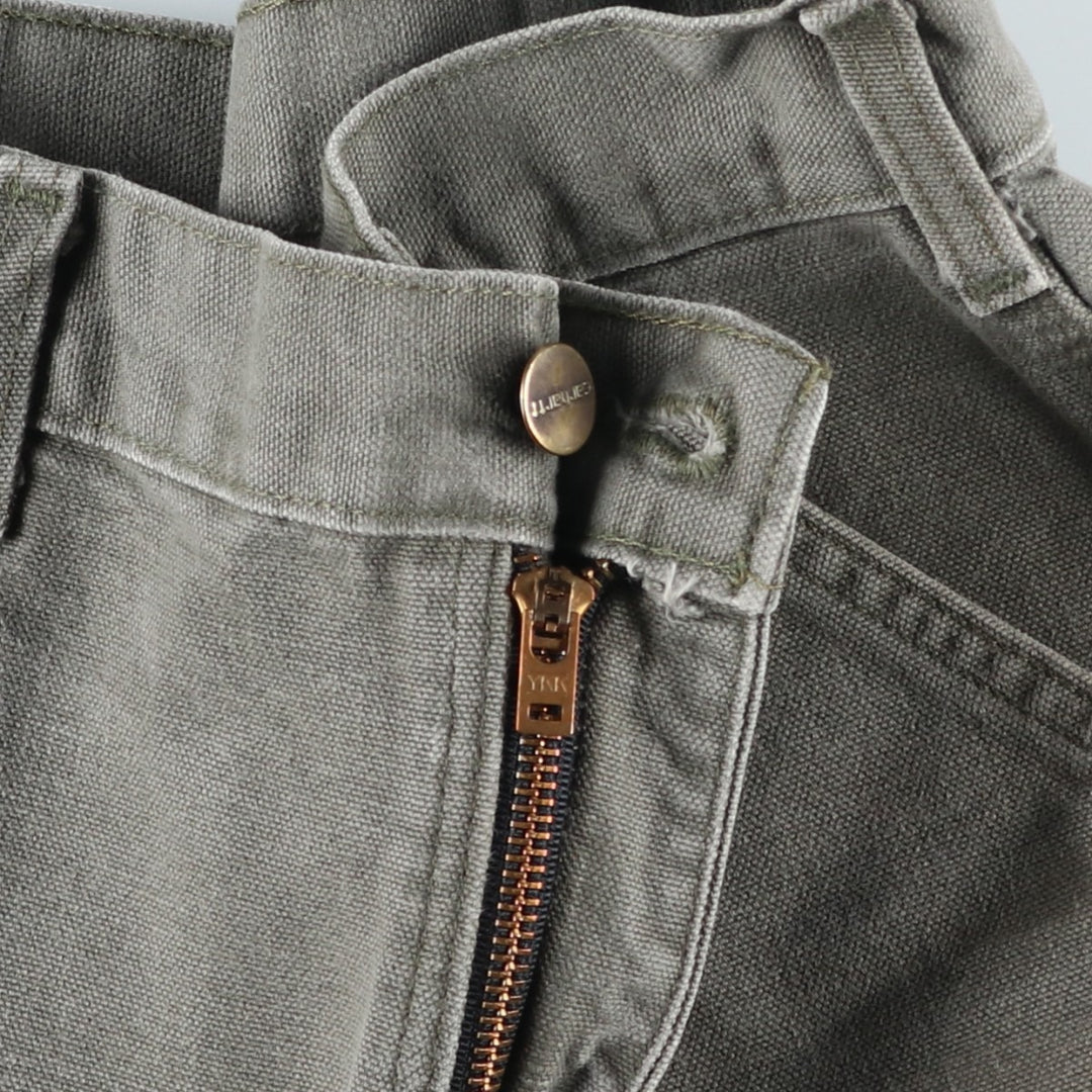 Carhartt Loose Original Fit Duck Painter Pants, Men's, W32 equivalent cotton Khaki type Vintage Second Hand