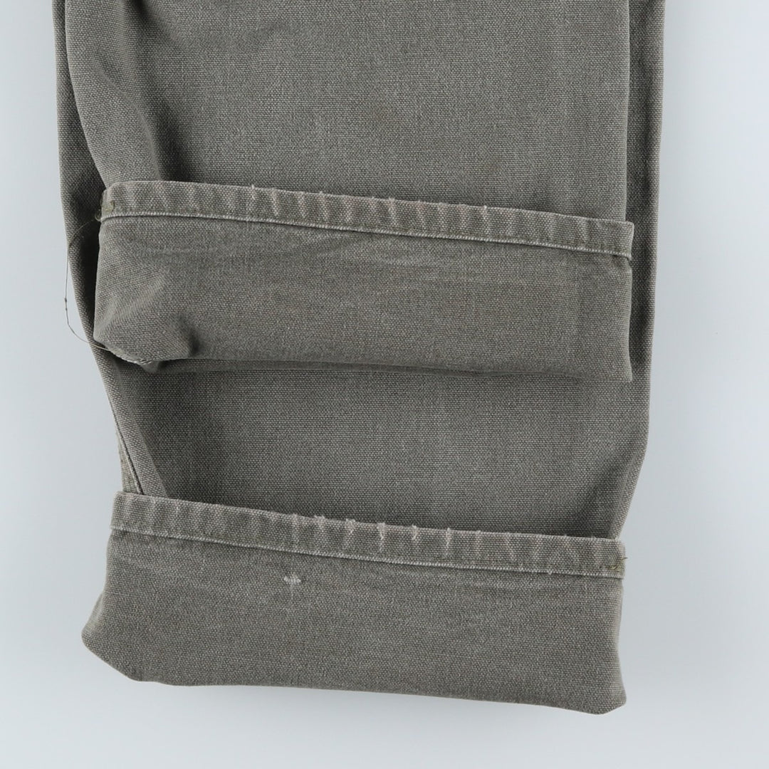 Carhartt Loose Original Fit Duck Painter Pants, Men's, W32 equivalent cotton Khaki type Vintage Second Hand