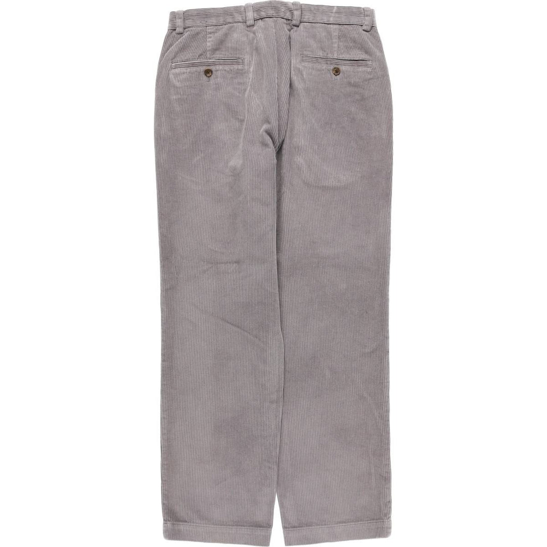 Brooks Brothers Men's Corduroy Pants, Size W30 cotton gray type Vintage Second Hand