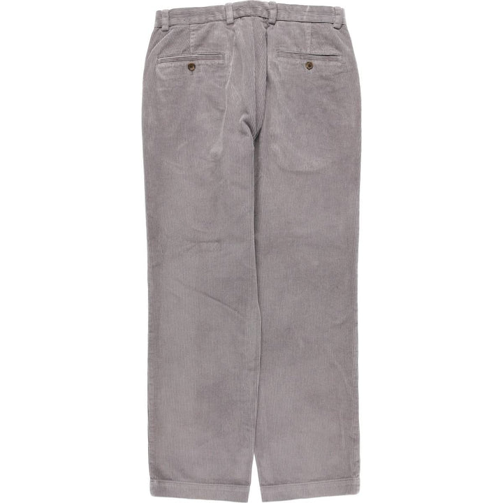 Brooks Brothers Men's Corduroy Pants, Size W30 cotton gray type Vintage Second Hand