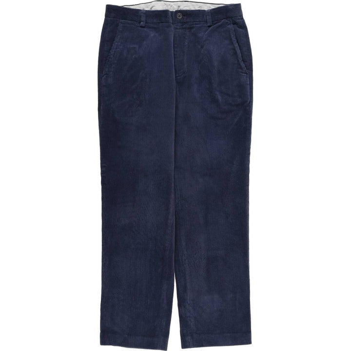 Brooks Brothers Clark Corduroy Pants, Men's, Size W32 cotton navy blue type Vintage Second Hand
