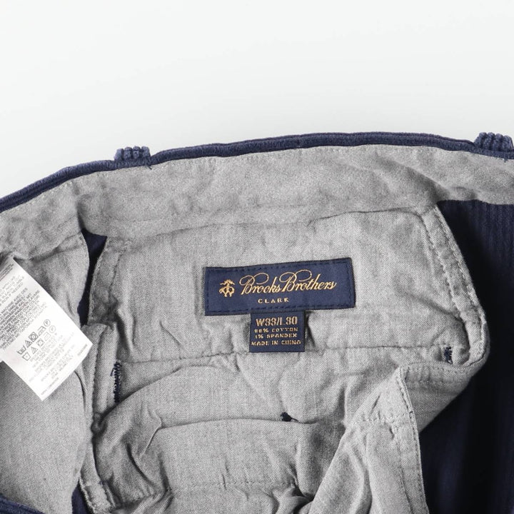 Brooks Brothers Clark Corduroy Pants, Men's, Size W32 cotton navy blue type Vintage Second Hand