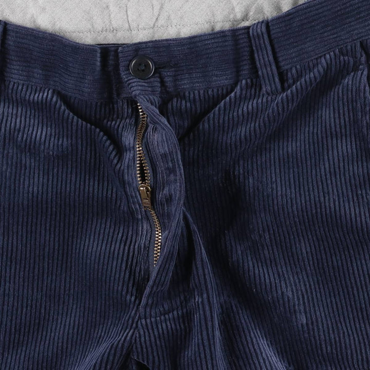 Brooks Brothers Clark Corduroy Pants, Men's, Size W32 cotton navy blue type Vintage Second Hand