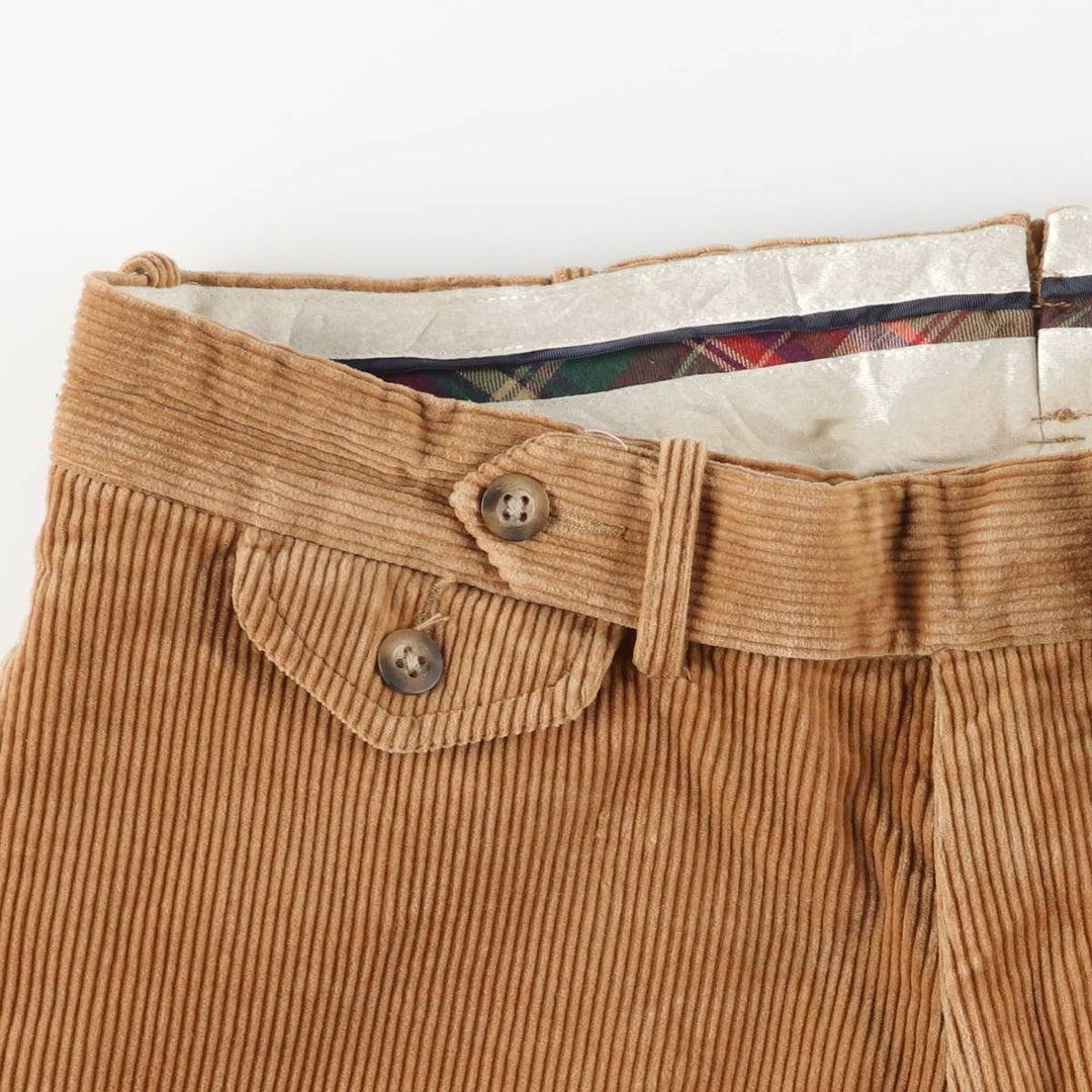 Ralph Lauren POLO by Ralph Lauren Corduroy Pants Men's W33 cotton beige type brown Vintage Second Hand