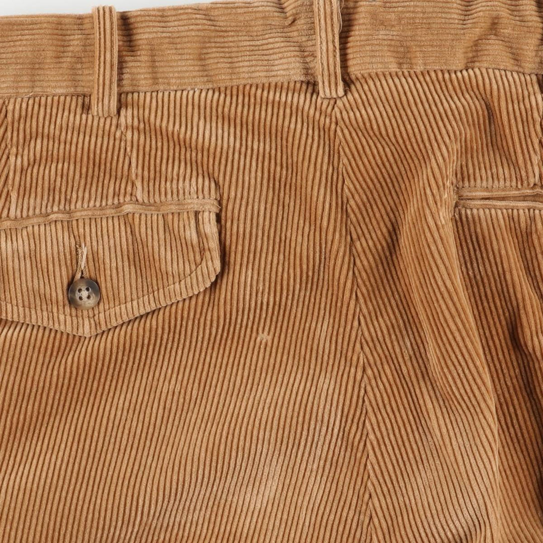 Ralph Lauren POLO by Ralph Lauren Corduroy Pants Men's W33 cotton beige type brown Vintage Second Hand