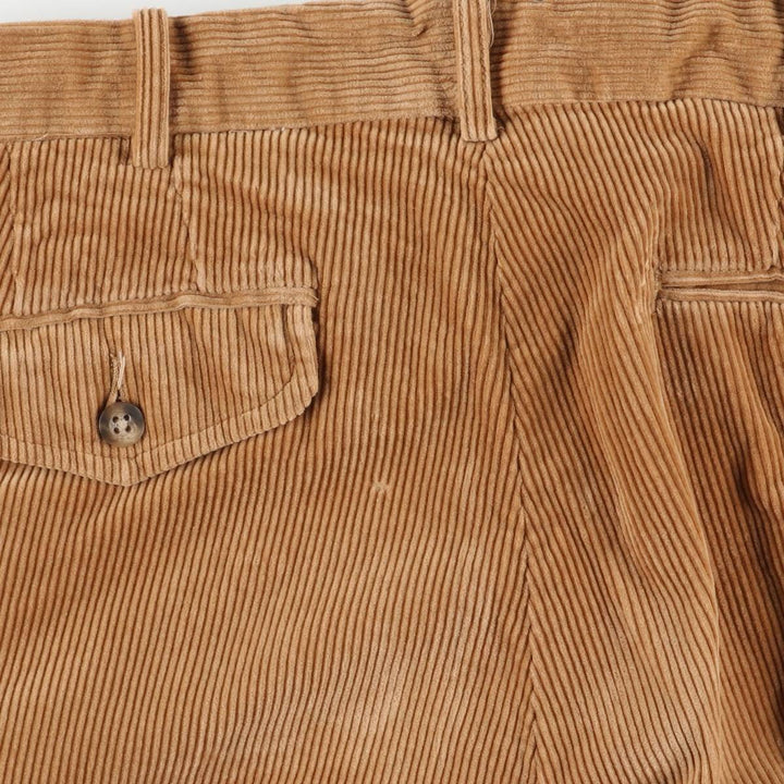Ralph Lauren POLO by Ralph Lauren Corduroy Pants Men's W33 cotton beige type brown Vintage Second Hand