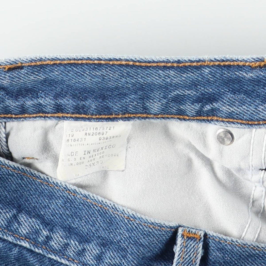 Dickies tapered denim pants for men, equivalent to W34 cotton blue type Vintage Second Hand