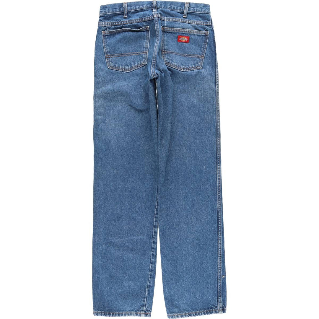 Dickies tapered denim pants for men, equivalent to W31 cotton blue type Vintage Second Hand