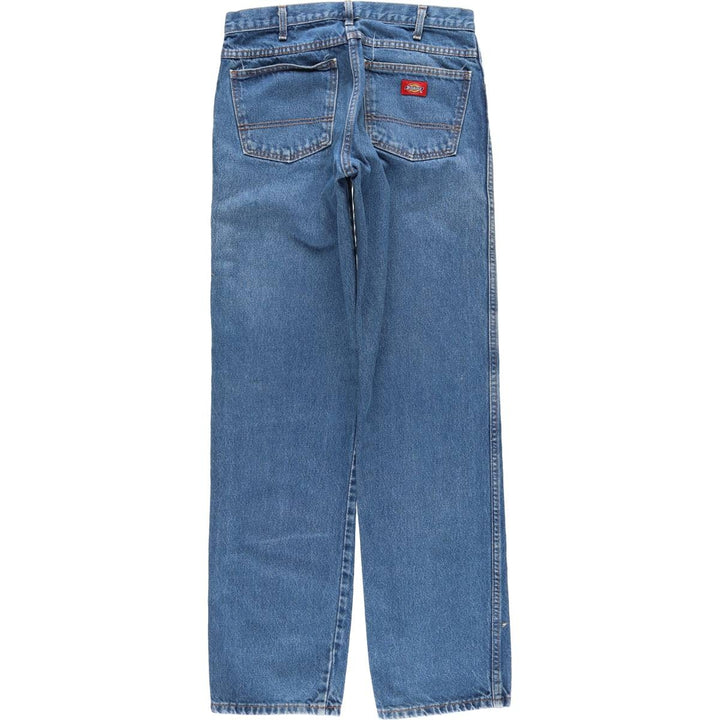 Dickies tapered denim pants for men, equivalent to W31 cotton blue type Vintage Second Hand