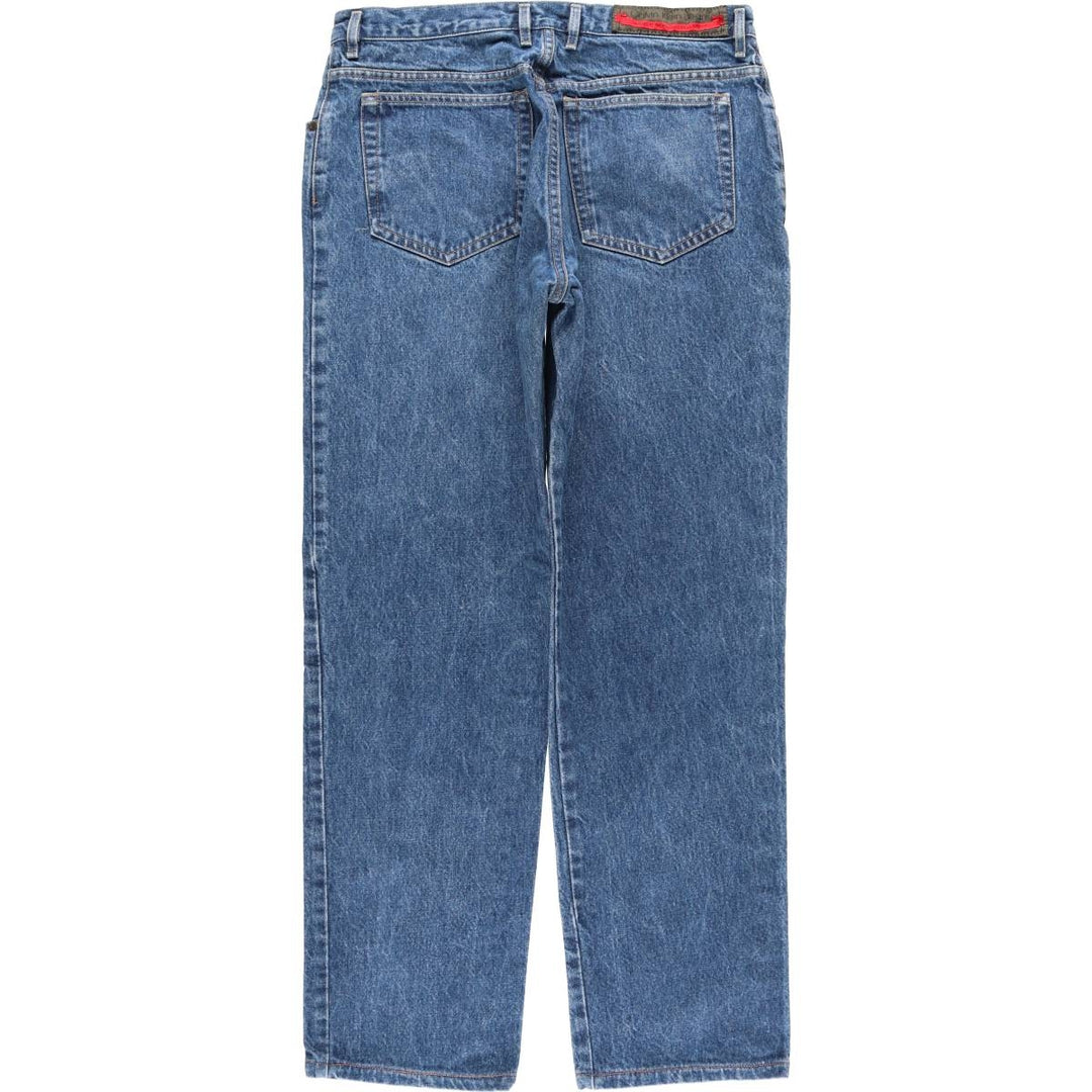 Calvin Klein Jeans Tapered Denim Pants, Made in USA, Men's, Size W34 cotton blue type Vintage Second Hand