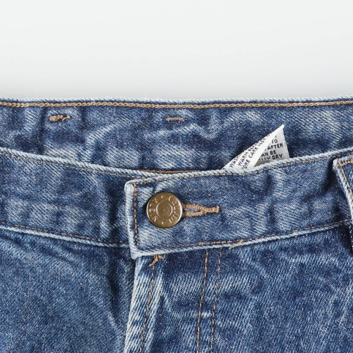 Calvin Klein Jeans Tapered Denim Pants, Made in USA, Men's, Size W34 cotton blue type Vintage Second Hand