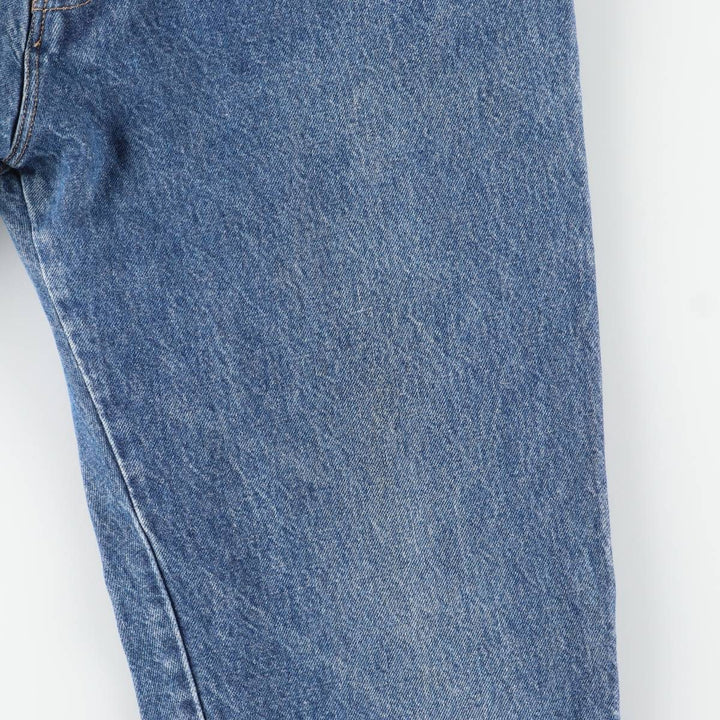 Calvin Klein Jeans Tapered Denim Pants, Made in USA, Men's, Size W34 cotton blue type Vintage Second Hand