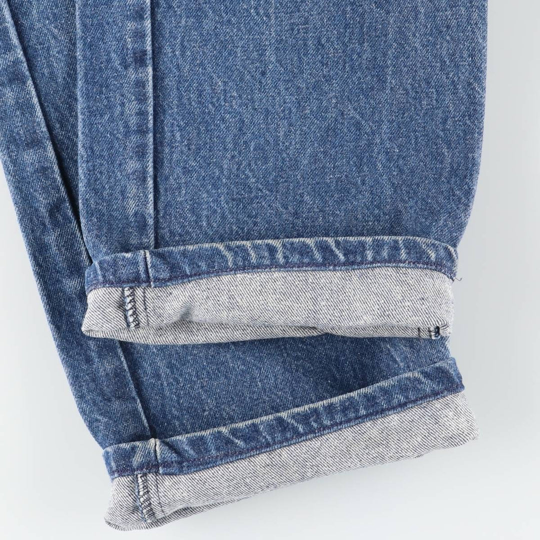 Calvin Klein Jeans Tapered Denim Pants, Made in USA, Men's, Size W34 cotton blue type Vintage Second Hand