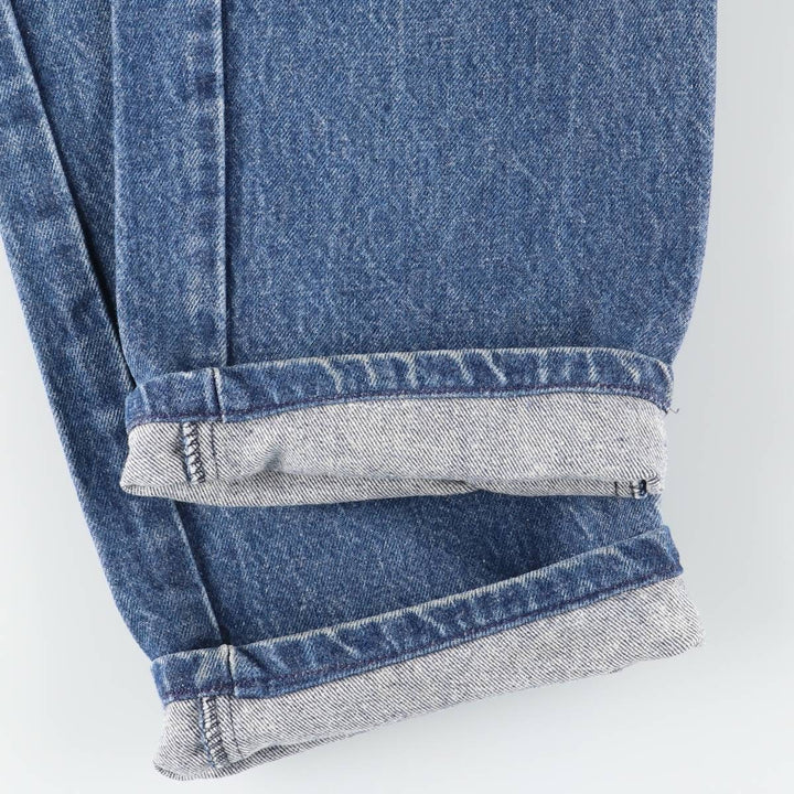 Calvin Klein Jeans Tapered Denim Pants, Made in USA, Men's, Size W34 cotton blue type Vintage Second Hand