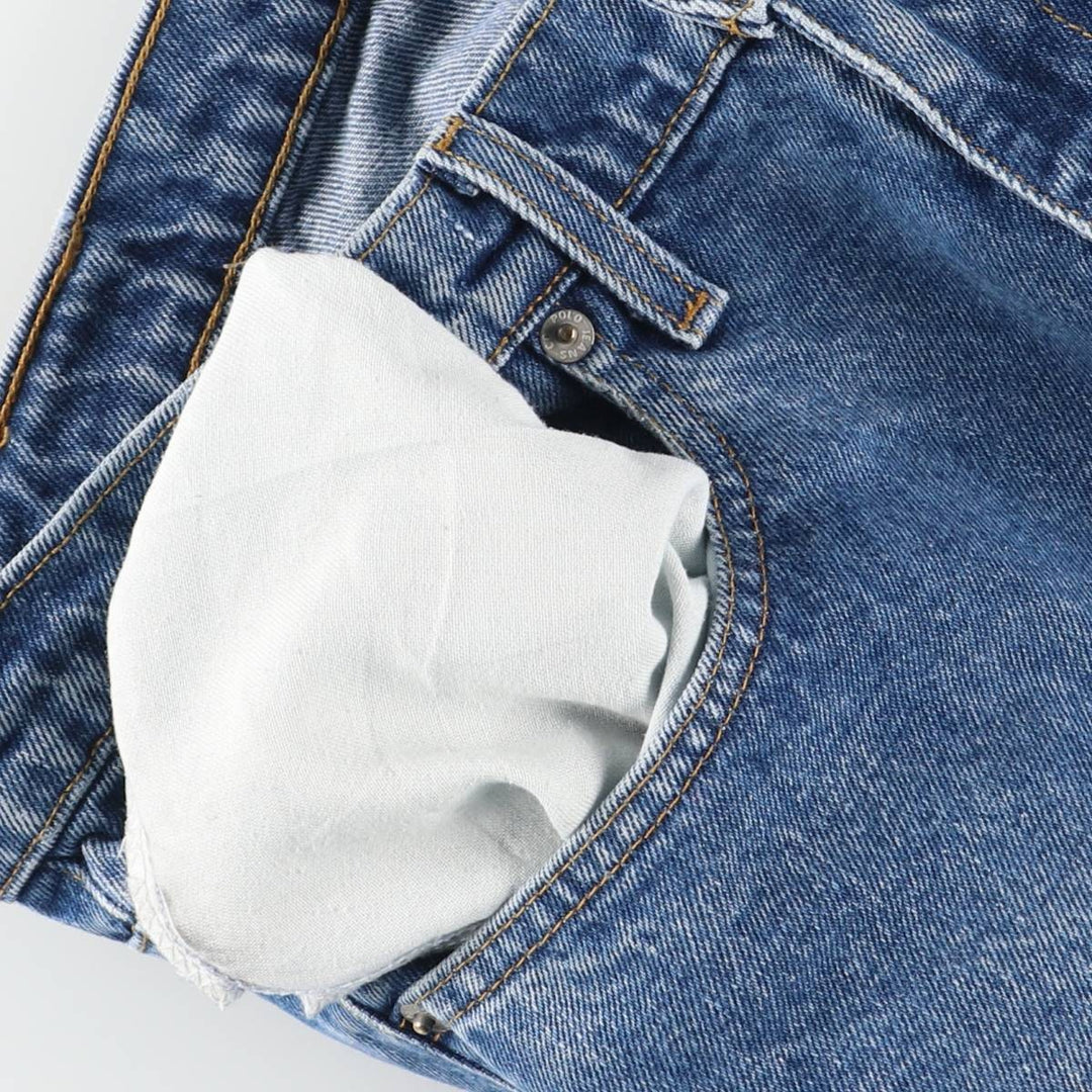 Ralph Lauren Polo Jeans Company Men's Tapered Denim Pants, Size W32 cotton blue type Vintage Second Hand