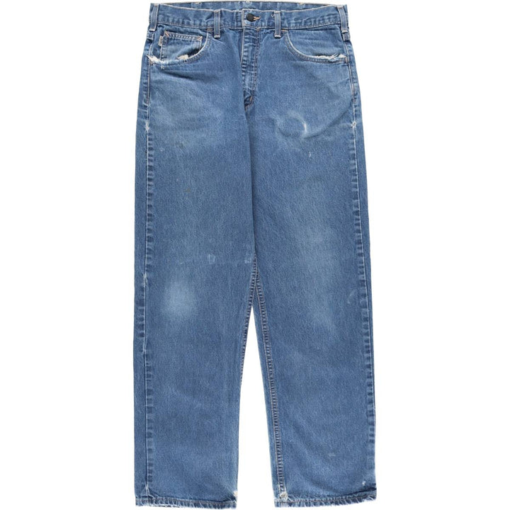 Carhartt FR Series Tapered Denim Pants, Made in USA, Men's, Size W34 unclear blue type Vintage Second Hand