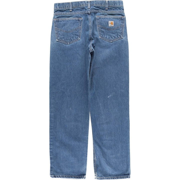 Carhartt FR Series Tapered Denim Pants, Made in USA, Men's, Size W34 unclear blue type Vintage Second Hand
