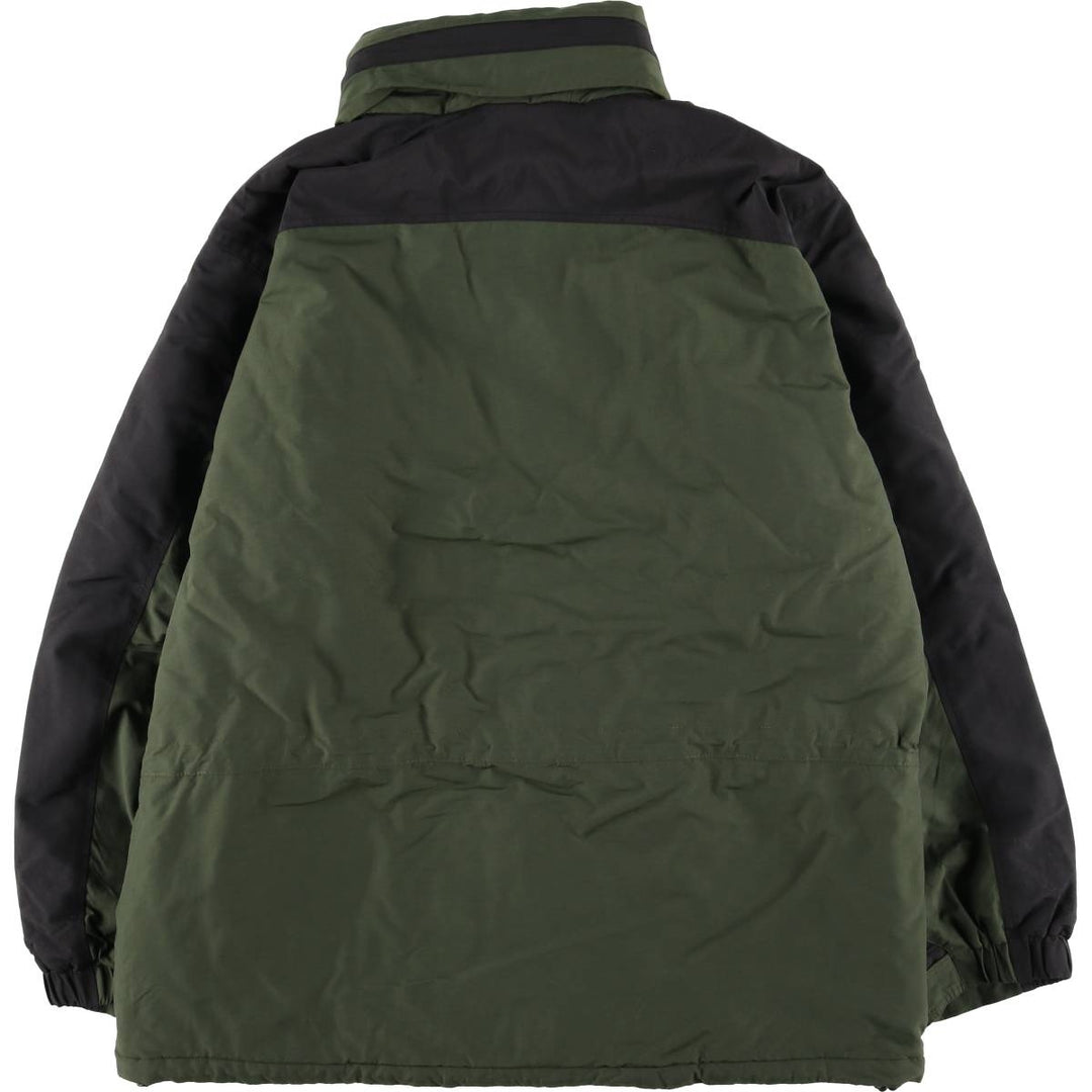 90s-00'S LLBean Padded Mountain Jacket, Shell Jacket, Puffer Jacket, Men's XL Nylon Khaki type Vintage Second Hand