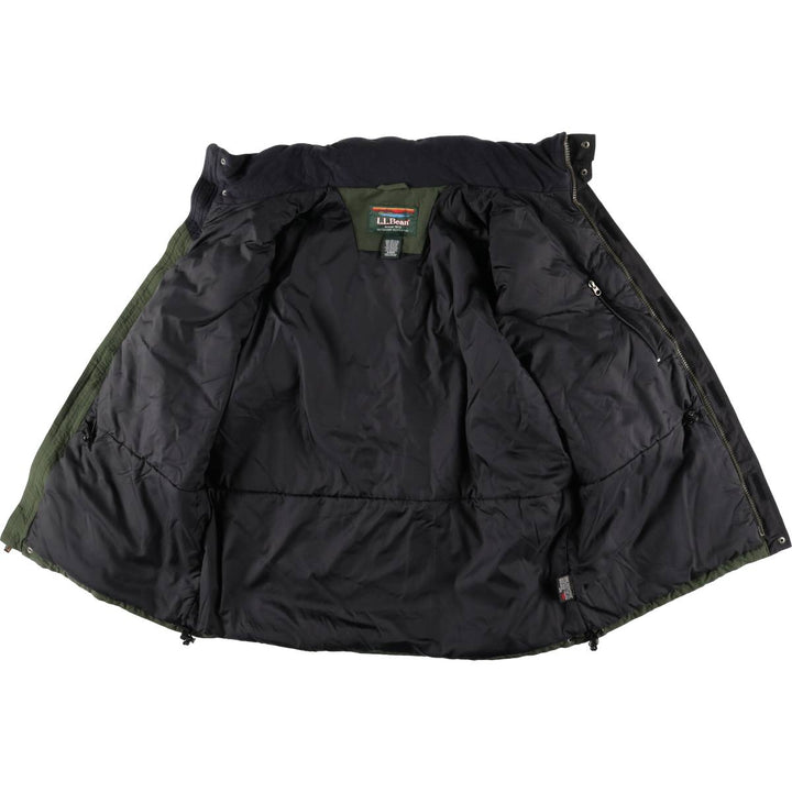90s-00'S LLBean Padded Mountain Jacket, Shell Jacket, Puffer Jacket, Men's XL Nylon Khaki type Vintage Second Hand