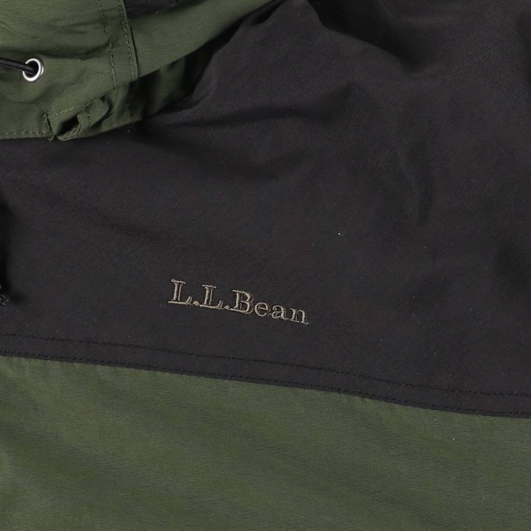 90s-00'S LLBean Padded Mountain Jacket, Shell Jacket, Puffer Jacket, Men's XL Nylon Khaki type Vintage Second Hand