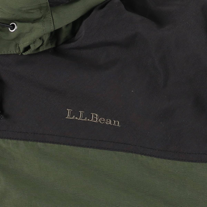 90s-00'S LLBean Padded Mountain Jacket, Shell Jacket, Puffer Jacket, Men's XL Nylon Khaki type Vintage Second Hand
