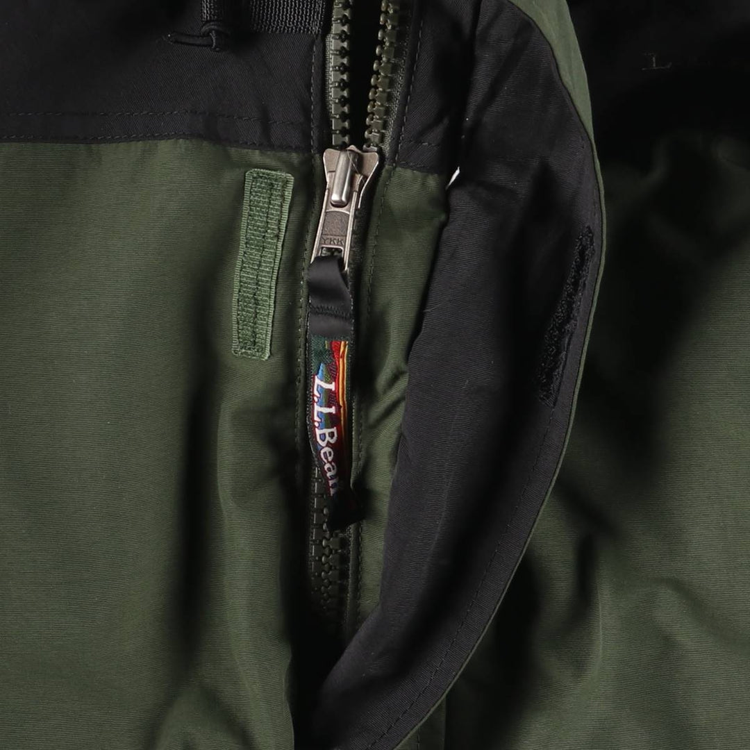 90s-00'S LLBean Padded Mountain Jacket, Shell Jacket, Puffer Jacket, Men's XL Nylon Khaki type Vintage Second Hand