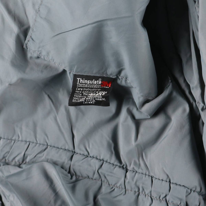 1980'S LL Bean Main Wardens Parka, Gore-Tex padded mountain jacket, shell jacket, made in the USA Nylon navy blue type Vintage Second Hand