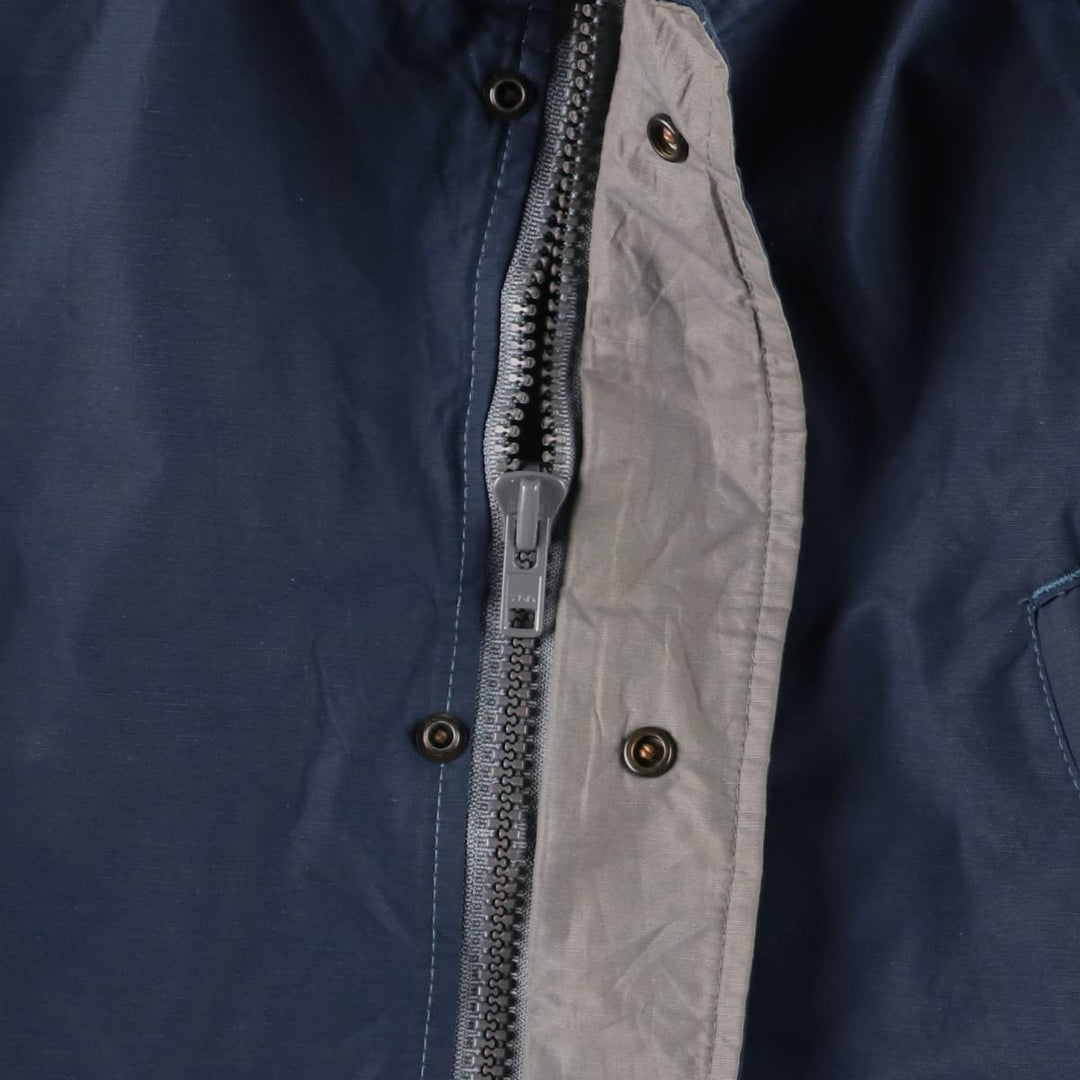 1980'S LL Bean Main Wardens Parka, Gore-Tex padded mountain jacket, shell jacket, made in the USA Nylon navy blue type Vintage Second Hand