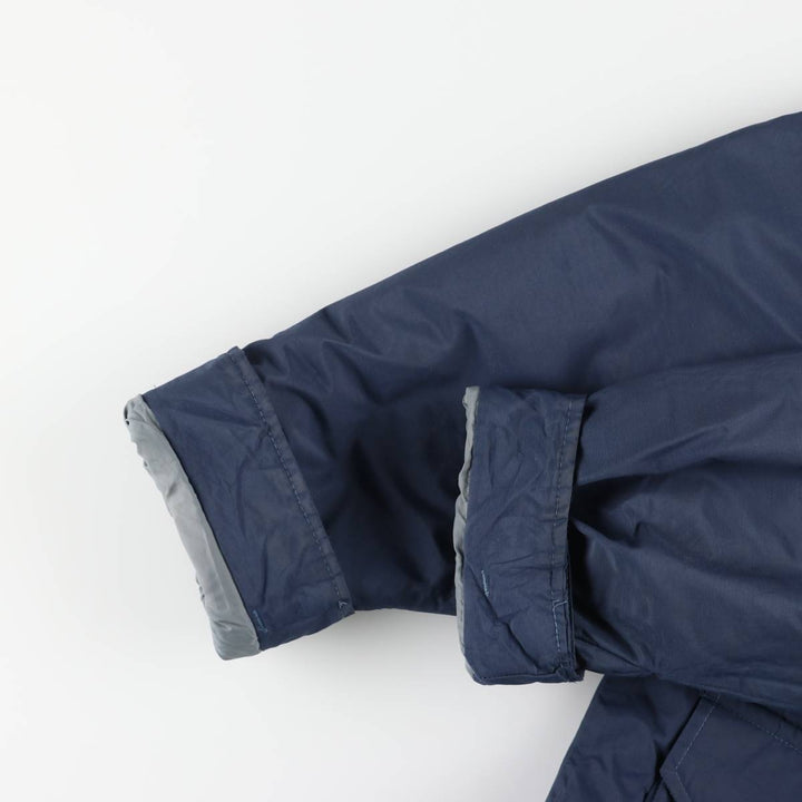 1980'S LL Bean Main Wardens Parka, Gore-Tex padded mountain jacket, shell jacket, made in the USA Nylon navy blue type Vintage Second Hand