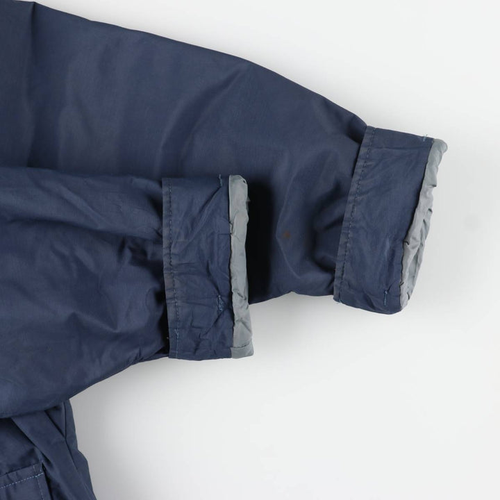 1980'S LL Bean Main Wardens Parka, Gore-Tex padded mountain jacket, shell jacket, made in the USA Nylon navy blue type Vintage Second Hand