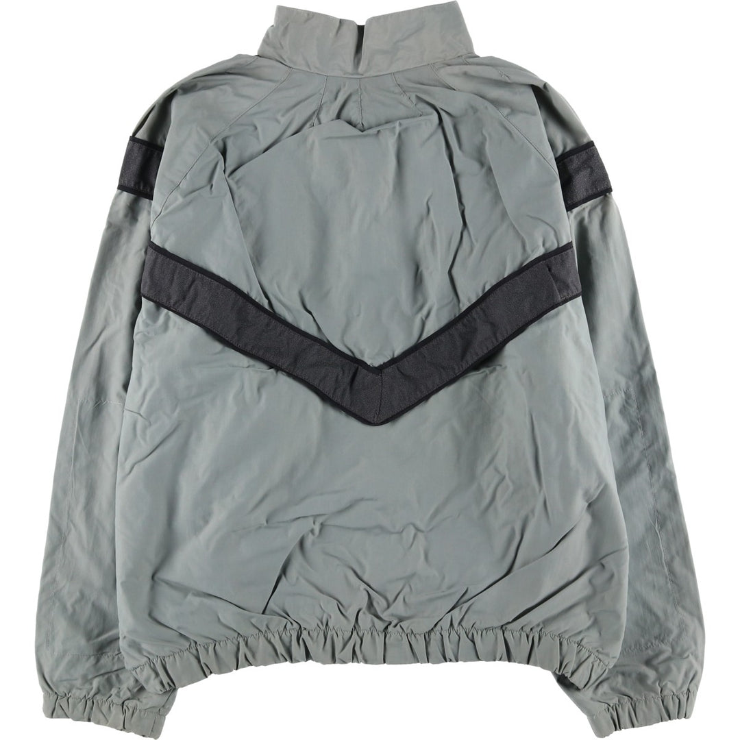 1990'S US Army Skilcraft PFU Training Jacket, Nylon, Made in USA, Large Nylon gray type Vintage Second Hand