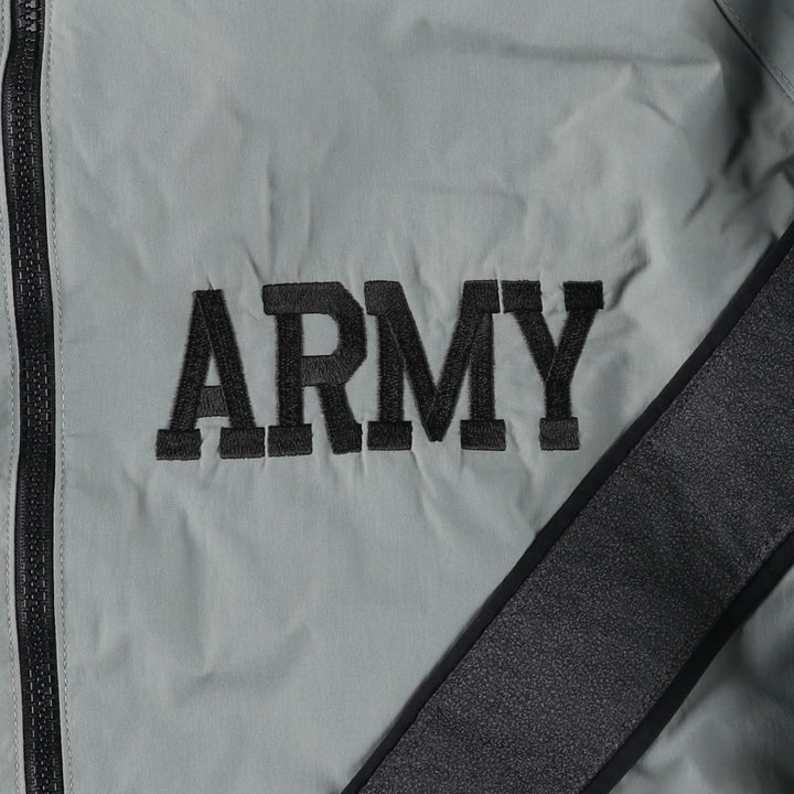 1990'S US Army Skilcraft PFU Training Jacket, Nylon, Made in USA, Large Nylon gray type Vintage Second Hand
