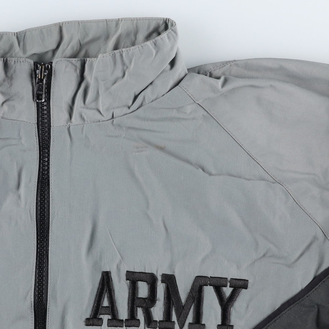 Authentic US Army PFU training jacket from the 2000s, made in the USA, medium regular, equivalent to men's size M. Nylon gray type Vintage Second Hand