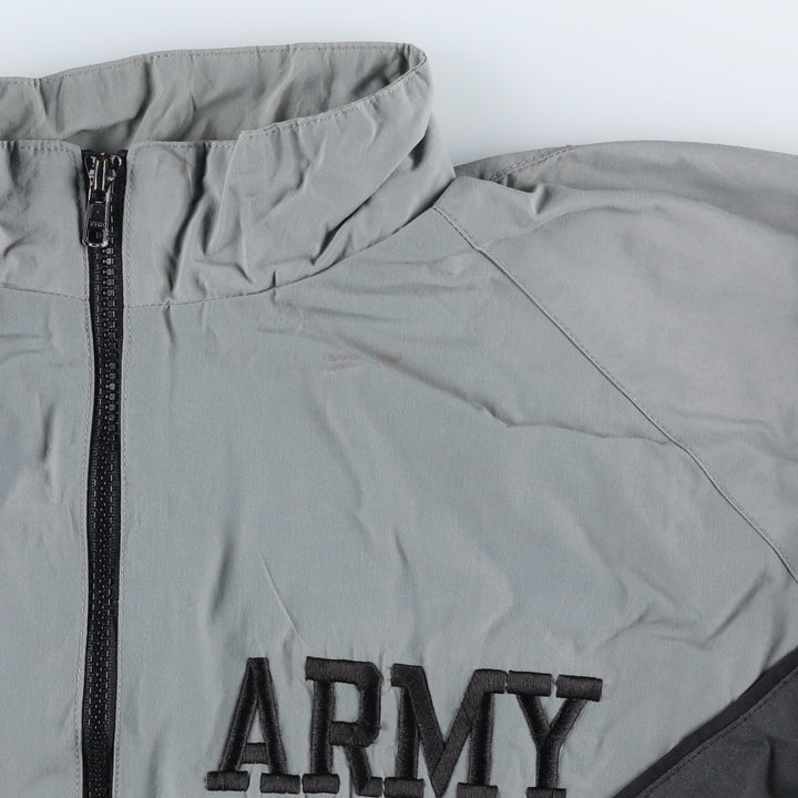 Authentic US Army PFU training jacket from the 2000s, made in the USA, medium regular, equivalent to men's size M. Nylon gray type Vintage Second Hand
