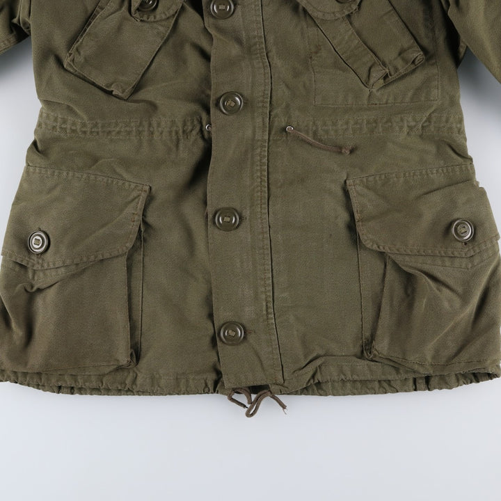 Vintage 1980'S Canadian Army MK2 Military Combat Jacket, Size 5 Regular Medium, Men's Size M unclear Khaki type Vintage Second Hand