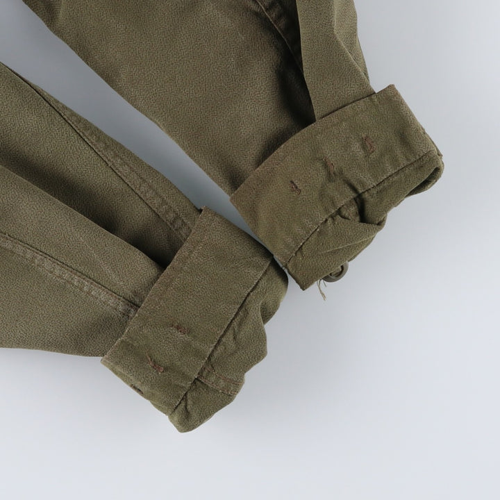 Vintage 1980'S Canadian Army MK2 Military Combat Jacket, Size 5 Regular Medium, Men's Size M unclear Khaki type Vintage Second Hand