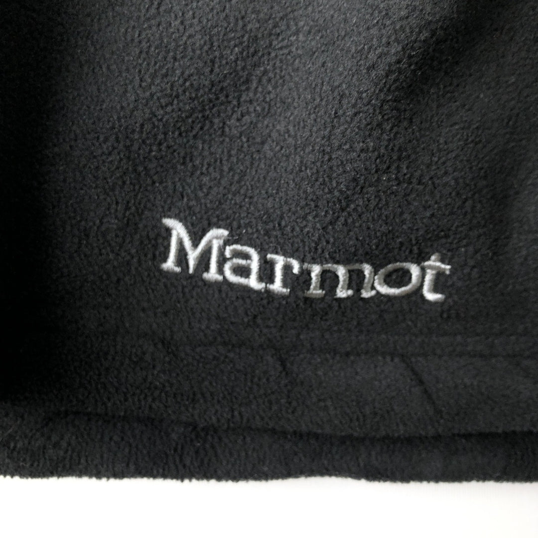 2000'S Marmot fleece jacket, men's size XL polyester black type Vintage Second Hand