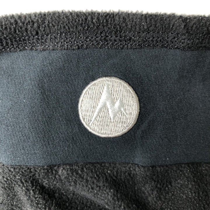 2000'S Marmot fleece jacket, men's size XL polyester black type Vintage Second Hand