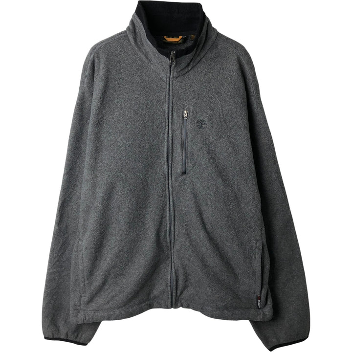 Vintage 90s-00'S Timberland fleece jacket, men's size XL polyester gray type Vintage Second Hand