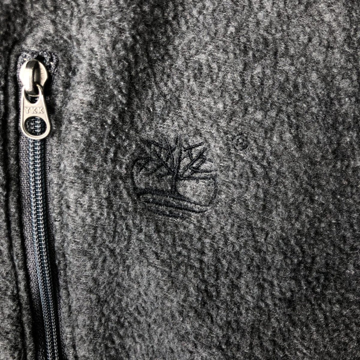 Vintage 90s-00'S Timberland fleece jacket, men's size XL polyester gray type Vintage Second Hand
