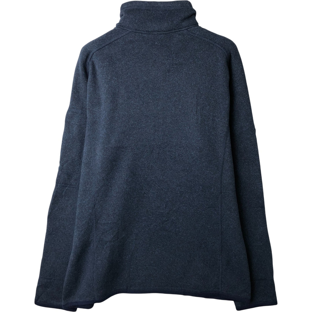 Patagonia Better Sweater Pullover 25617FA18 Half-Zip Fleece Pullover, Men's XL (approx.) polyester navy blue type Vintage Second Hand