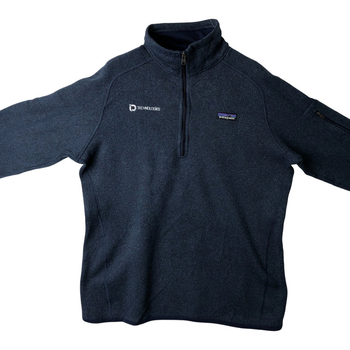 Patagonia Better Sweater Pullover 25617FA18 Half-Zip Fleece Pullover, Men's XL (approx.) polyester navy blue type Vintage Second Hand