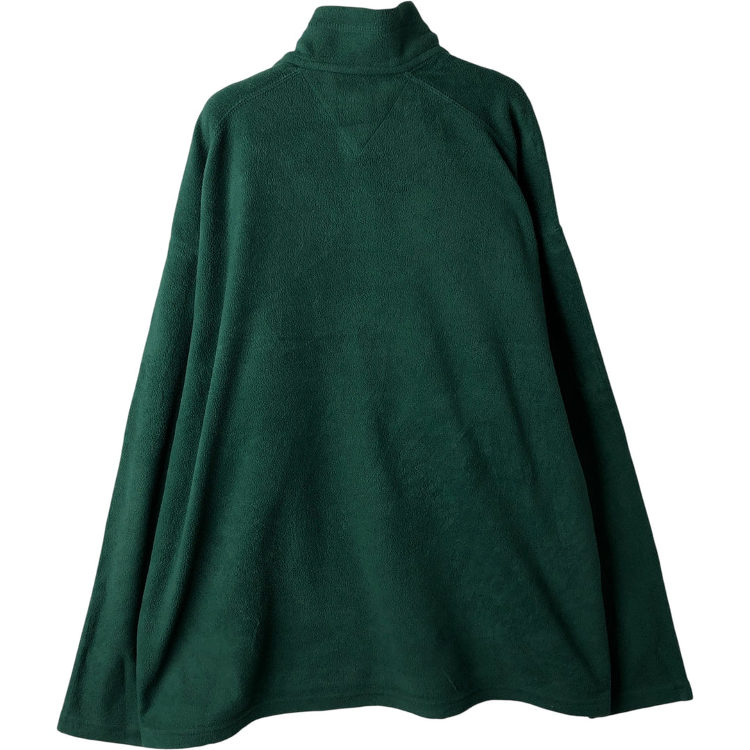 90s-00'S Patagonia Half-Snap Fleece Top, Made in USA, Men's Size L polyester green type Vintage Second Hand