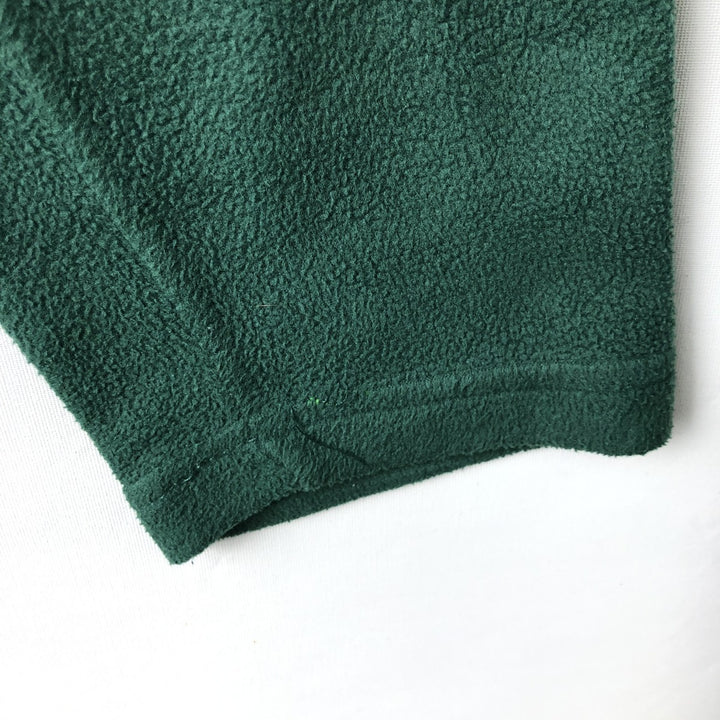 90s-00'S Patagonia Half-Snap Fleece Top, Made in USA, Men's Size L polyester green type Vintage Second Hand