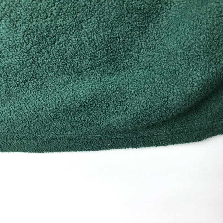90s-00'S Patagonia Half-Snap Fleece Top, Made in USA, Men's Size L polyester green type Vintage Second Hand