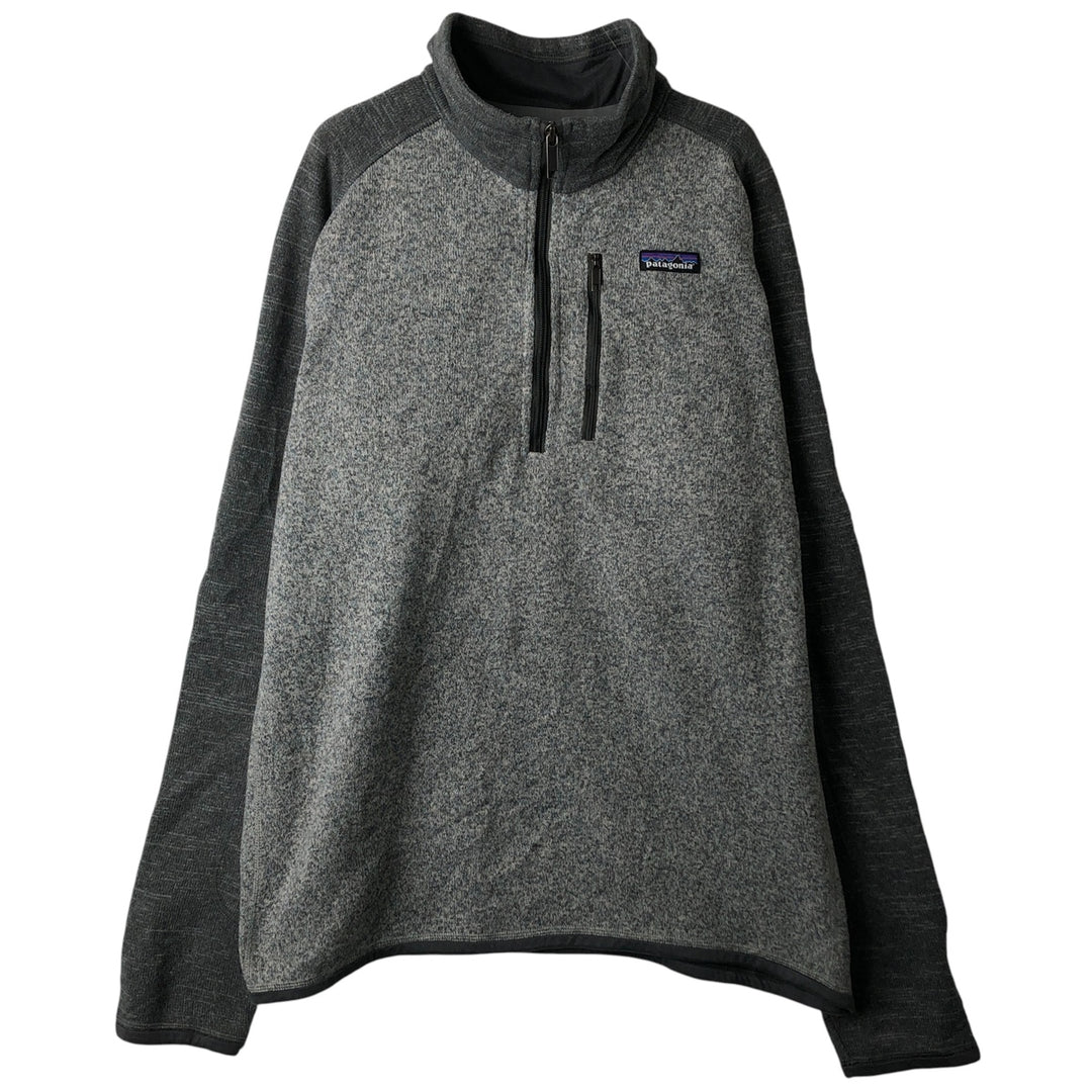 Patagonia Half-Zip Fleece Pullover, Men's XL unclear gray type Vintage Second Hand