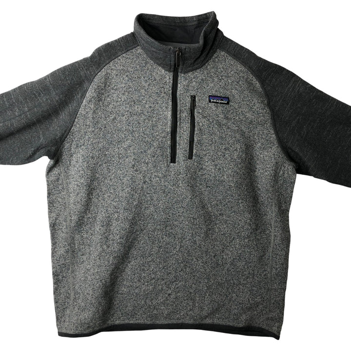 Patagonia Half-Zip Fleece Pullover, Men's XL unclear gray type Vintage Second Hand