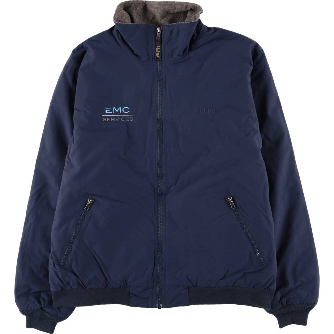 90s-00'S LL Bean Padded Mountain Jacket, Shell Jacket, Puffer Jacket, Men's Size L, Vintage Nylon navy blue type Vintage Second Hand
