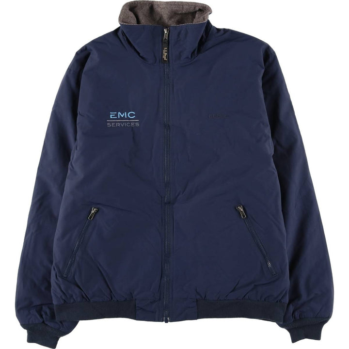 90s-00'S LL Bean Padded Mountain Jacket, Shell Jacket, Puffer Jacket, Men's Size L, Vintage Nylon navy blue type Vintage Second Hand
